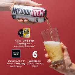 Impossibrew Enhanced Hazy Pale - Non Alcoholic IPA -DRYDRINKER Sales 23 b4ff8b89 9d93 4102 bd5c fbc6b4e8d180