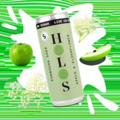 HOLOS Kombucha Soda Apple & Elderflower [250ml Cans] -DRYDRINKER Sales 71r2yMgHW5L. AC SX679 720x 7dd5da51 d85c 45c0 8a94 2d7193a85052