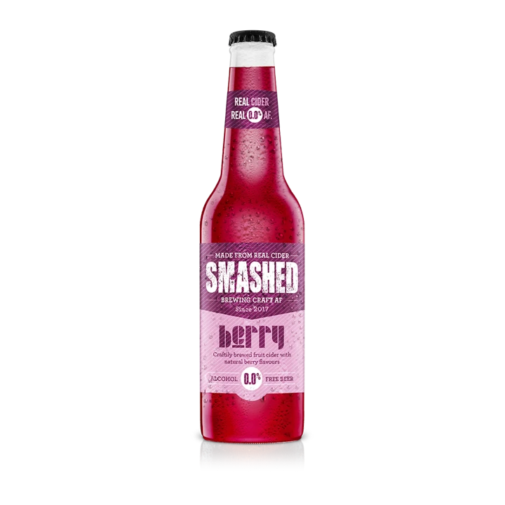 Smashed British Alcohol Free Berry Cider - Award Winning Craft Berry Cider 3 Smashed British Alcohol Free Berry Cider - Award Winning Craft Berry Cider