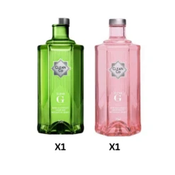 CleanCo's Gin-Lovers' Delight: Clean G & Pink Twin Pack | Non Alcoholic Gin Alternative - Includes Premium White Gift Box -DRYDRINKER Sales CleanCox1 1a82bbd5 684f 4518 88ef 7bde053fc121