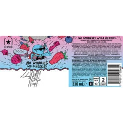 Lervig No Worries Wild Berries - Non Alcoholic Beer -DRYDRINKER Sales No Worries Wild berries