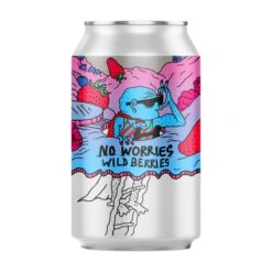 Lervig No Worries Wild Berries - Non Alcoholic Beer -DRYDRINKER Sales no worries wild berries label